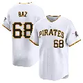 Men's No.68 Shane Baz Pittsburgh Pirates White Limited Home Jersey